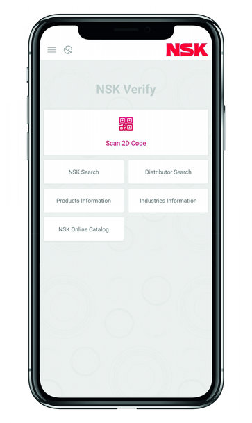 NSK Verify-appen uppgraderas för att även omfatta industrilager